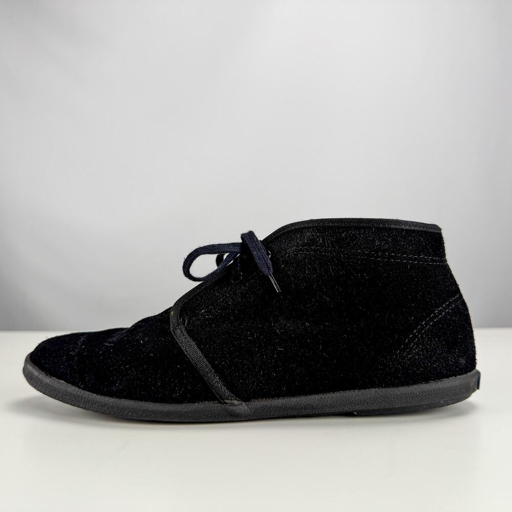 Black Suede Vintage Keds Chukkas Women's Size 8 Women's